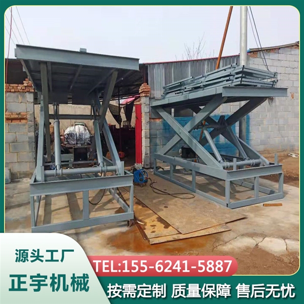 装猪液压升降平台 装卸转运猪 移动式升降车 电动赶猪通道